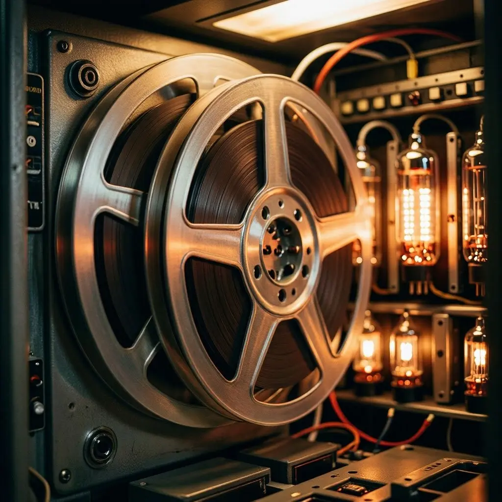 Магнитные ленты и вакуумные лампы первого коммерческого компьютера UNIVAC I.